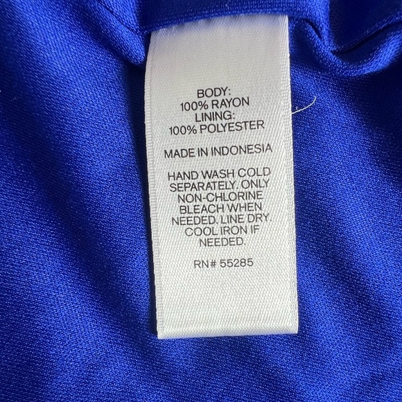 EXPRESS Elegant Blue Sleeveless maxi Dress/size M - Picture 4 of 10